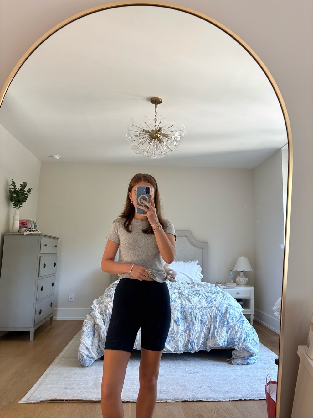 FP Movement by Free People Navy High-Rise Bike Shorts